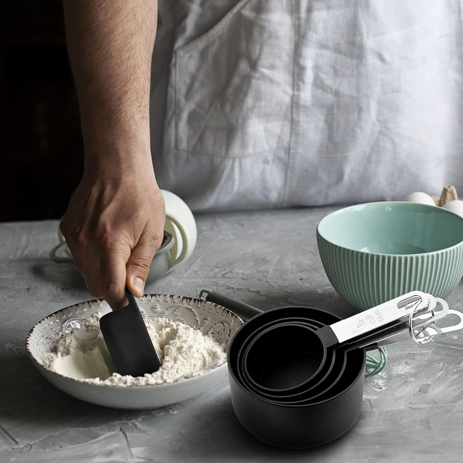 Measuring Cups and Spoons Set, Kitchen Baking Tools, Cake Making Accessories