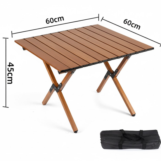 Folding Outdoor Camping Table 60 x 60 x 45 cm
