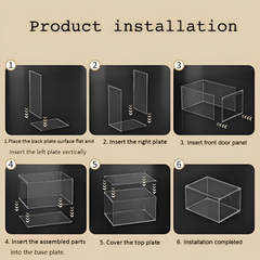 Stackable Transparent Clear Shoe Organizer Box, Multipurpose Sneaker Storage Display Box
