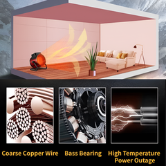 2000W Portable Electric Space Heater