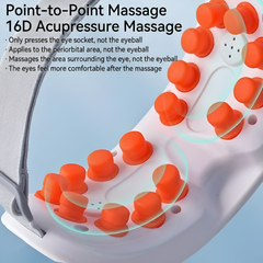 Smart Eye Massager Sleep Mask ,Rechargeable Eye Relaxation Device