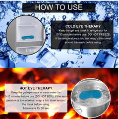 Eye Mask with Cooling Gel Pack