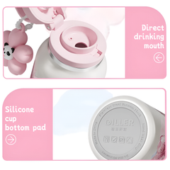 Diller 600ml Thermos Bottle Vacuum Flask for Kids