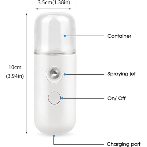 Nano Mist Sprayer for Facial Moisturization & Refreshment