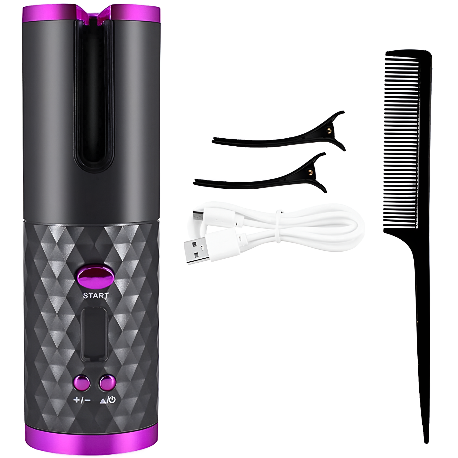 Cordless Automatic Hair Curler with Smart Display