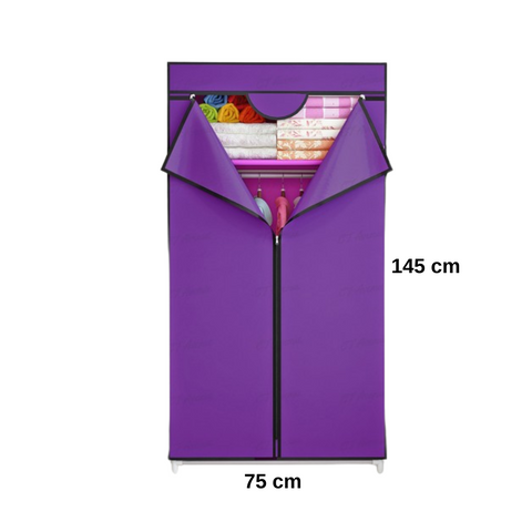 Portable Cloth Wardrobe Closet Storage Cabinet for Bedroom