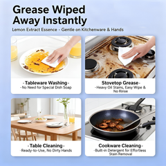 Powerful Anti Oil Kitchen Wipes for Deep Cleaning and Grease Removal