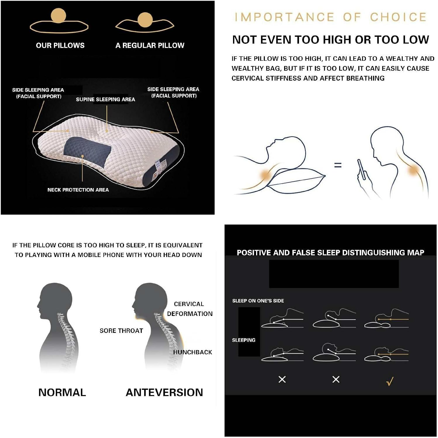 Guifei Soft Sleeping Pillow Breathable Comfortable Bed Pillow