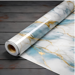 Self Adhesive Waterproof PVC Wallpaper Sticker for Kitchen, Cupboard, Storage Shelves and Table
