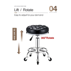 Adjustable Lifting Round Rotatable Chair