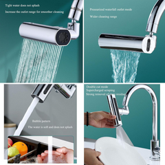 Multi Functional 4 Modes Universal Sink Faucet Extension