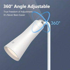 Multi-purpose 5 IN 1 LED Desk Lamp with Adjustable Brightness