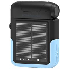 Powerology Sante 10000mAh Solar Power Bank with Detachable Flashlight