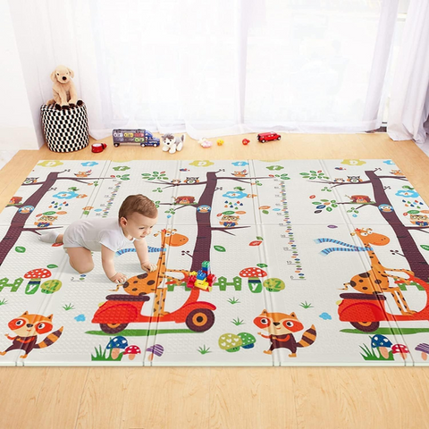 Foldable Baby Crawling Play Mat - Anti-slip Play Mat for Infant