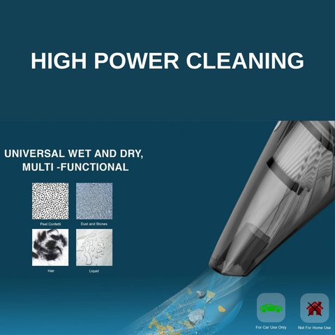 150W High Power Car Vacuum Cleaner