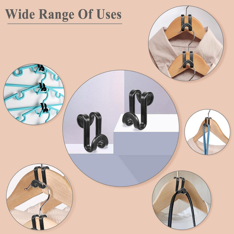 Space Saver Mini Clothes Hanger Connecting Hook (Pack Of 5 Pcs)