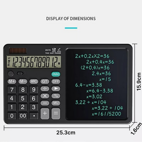 12 Digit Calculator with Handwriting Notepad and Stylus Pen