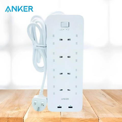 شريط طاقة USB 342 من Anker، وصلة طاقة 10 في 1 A9182K21 