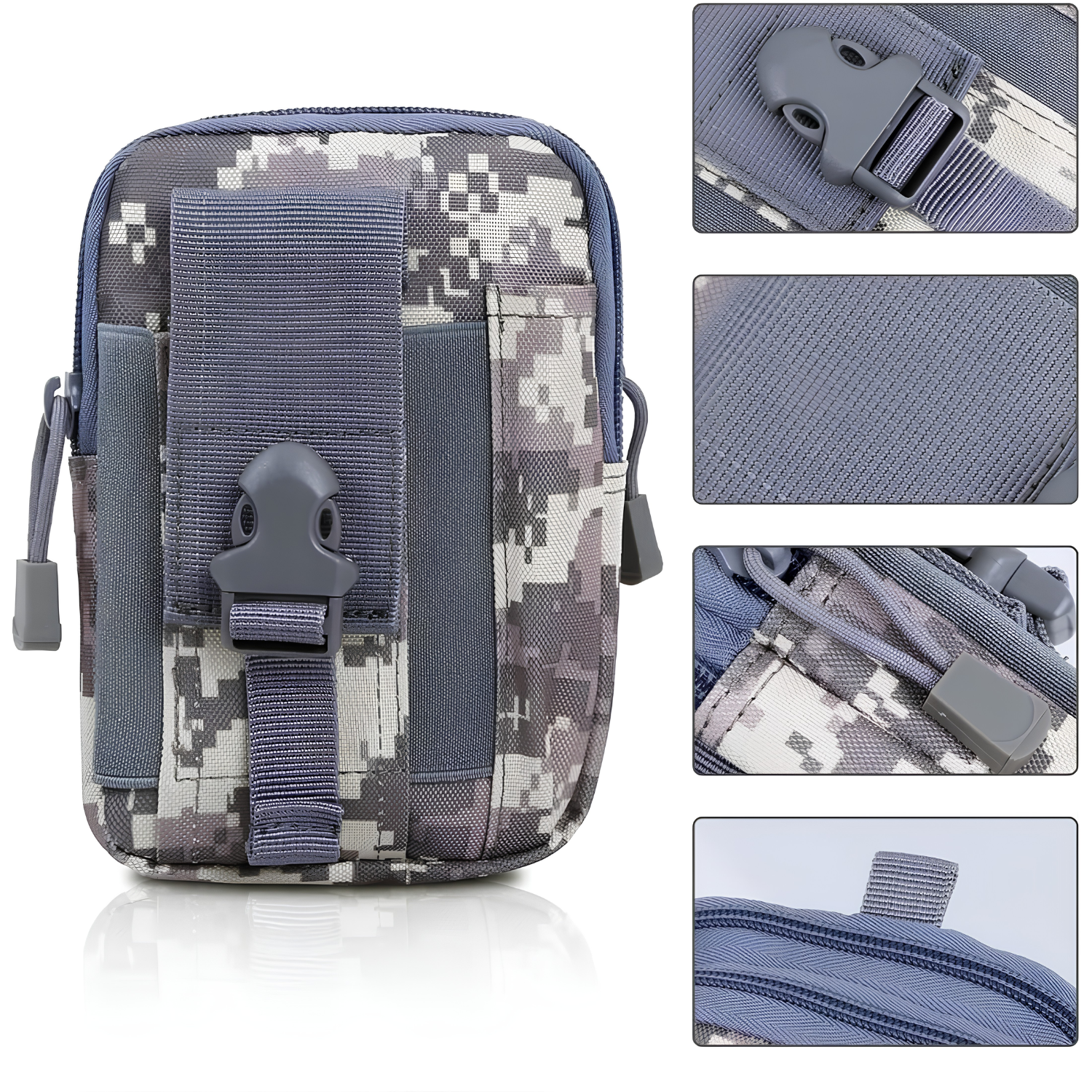 Tactical Waist Pouch with Survival Kit for Camping, Trekking and Outdoor