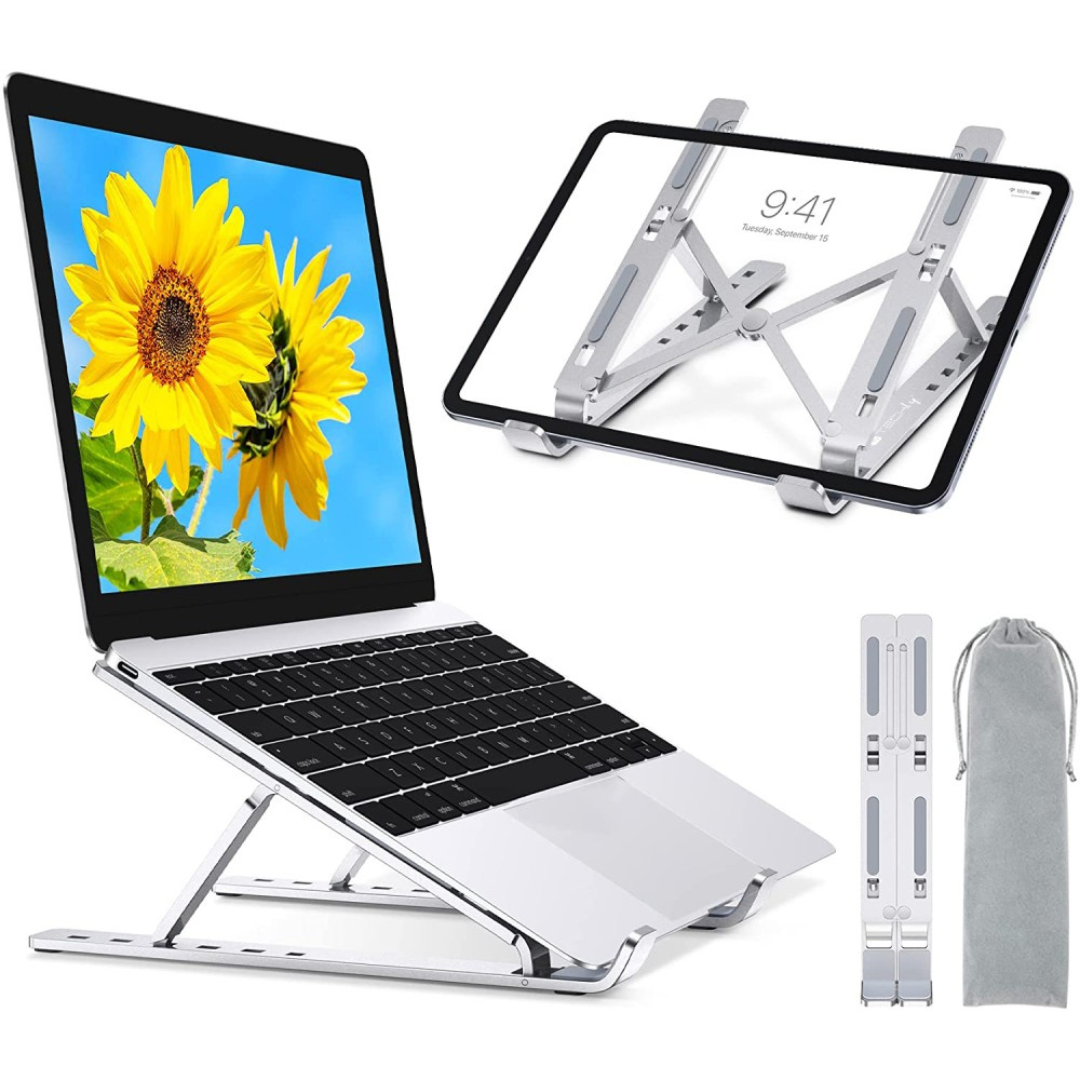 Foldable Ergonomic Aluminium Alloy Laptop Stand in Qatar – Qmax Qatar