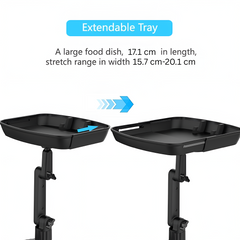 360° Adjustable Car Cup Holder Food Dining Tray with Phone Holder