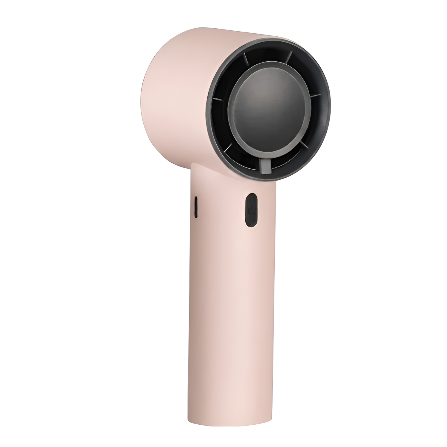 Stepless High Speed Portable Handheld Mini Turbo Fan with USB Charging and Digital Display Pink