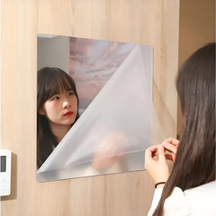 Acrylic Glass Wall Mirror, HD Self Adhesive DIY Mirror