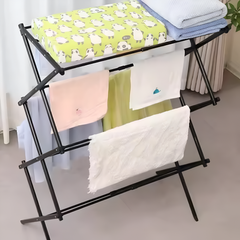 Foldable Multi Tier Clothes Drying Stand for Easy Everyday Laundry