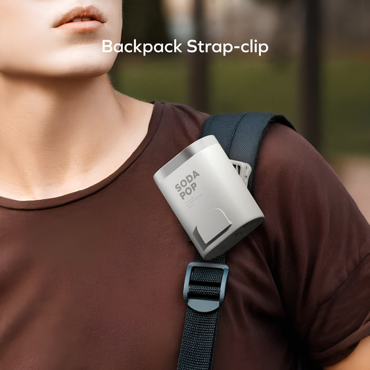 Momax 1° Go Clip, High Speed Waist Clip Mini Fan