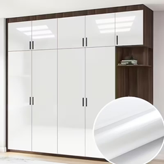 Self Adhesive Waterproof Plain White Wallpaper for Home Decor