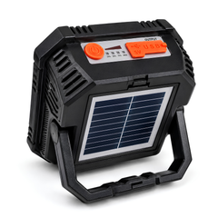 Solar Powered Work Light with Power Bank, Magnetic Base, IP66 Waterproof