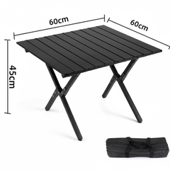 Folding Outdoor Camping Table 60 x 60 x 45 cm