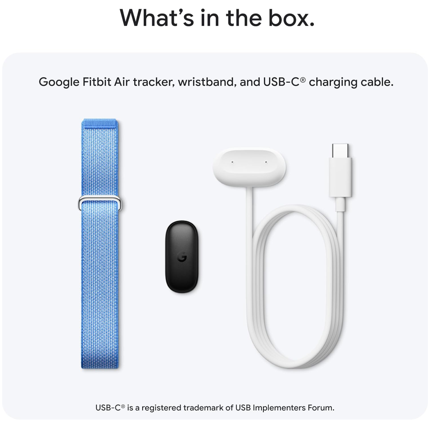 Google Fitbit Air Fitness Tracker With AI Health Coaching & 7-Day Battery Life