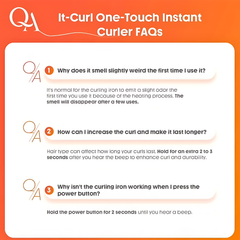 Sheglam It-Curl One-Touch Instant Curler, 25mm Automatic Fast Heating Hair Curler