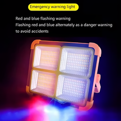 Portable Solar Charging LED Projection Camping Light with 5 Light Modes