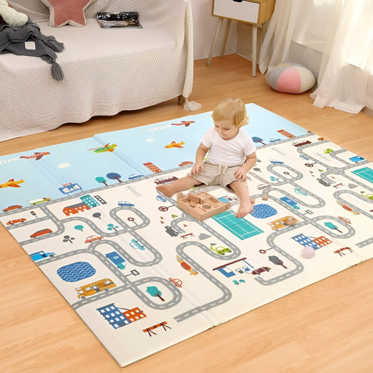 Foldable Baby Crawling Play Mat - Anti-slip Play Mat for Infant