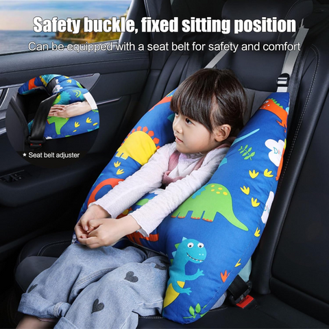 Car Seat Travel Sleeping Pillow for Head Neck & Body Support