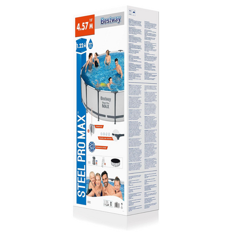 Bestway Steel Pro Max Pool 4.57 x 1.22 Meter [FREE Installation]