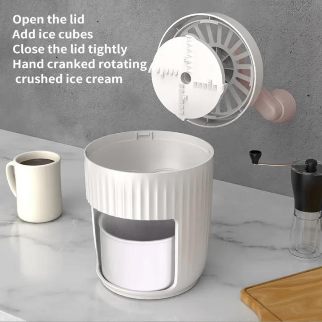 Ice Shaver Motor Rotation Manual Ice Shaver Machine, Ice Crusher Snow Cone Maker in Qatar – Qmax ...