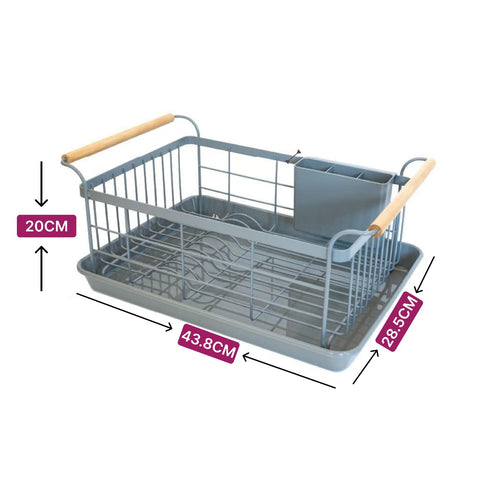 Kitchen Sink Removeable Drainer Tray Dish Organizer Rack