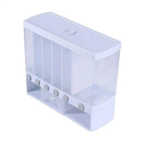 6-Grid Rice Cereal & Grains Dispenser