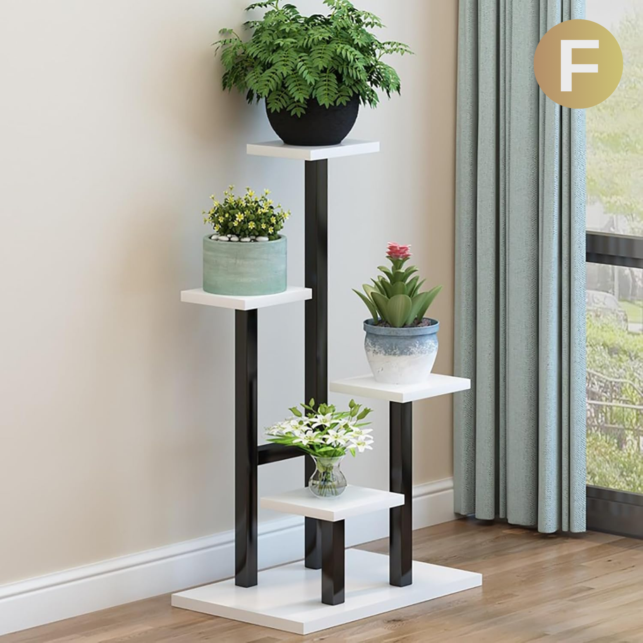indoor plants qatar Buy 4 Layer Modern Indoor Plant Stand in Qatar – Qmax Qatar