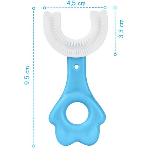 360° Rotating U-Shaped Toothbrush for Children