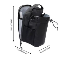 Magnetic Gym Bag for Men, Travelers Water Bottle Fitness Bag