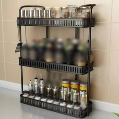 Kitchen Countertop 3 Layer Metal Storage Rack