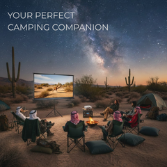 Moxedo Portable Carry N Go Projector Screen with Tripod Stand