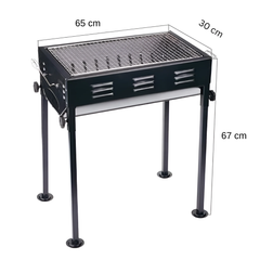 Folding Outdoor Barbecue BBQ Grill Stand 65 x 30 x 67 cm