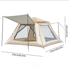 Automatic Camping Tent with Sun Shade Canopy