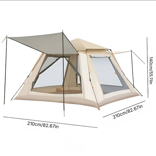 Automatic Camping Tent with Sun Shade Canopy