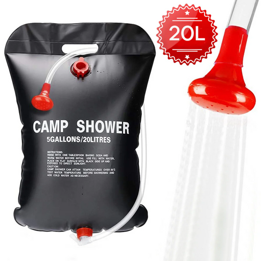 5 Gallon / 20 Liter Portable Camping Shower Bag